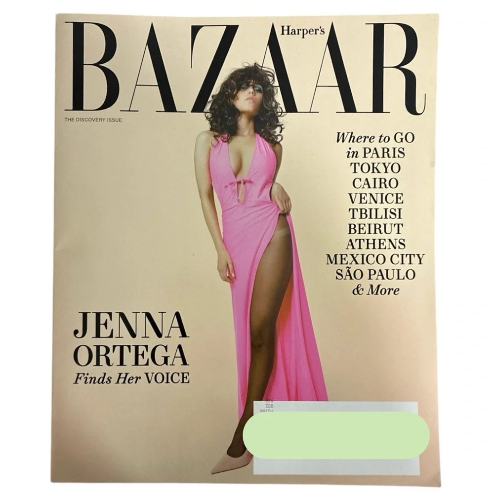 Harpers Bazaar Magazine Summer 2025 Jenna Ortega Finds Voice Where To Go Paris